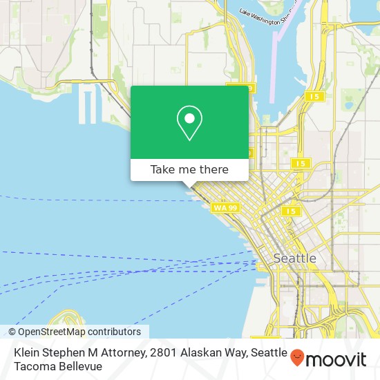 Klein Stephen M Attorney, 2801 Alaskan Way map