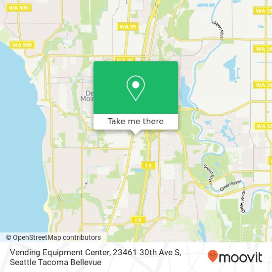 Mapa de Vending Equipment Center, 23461 30th Ave S