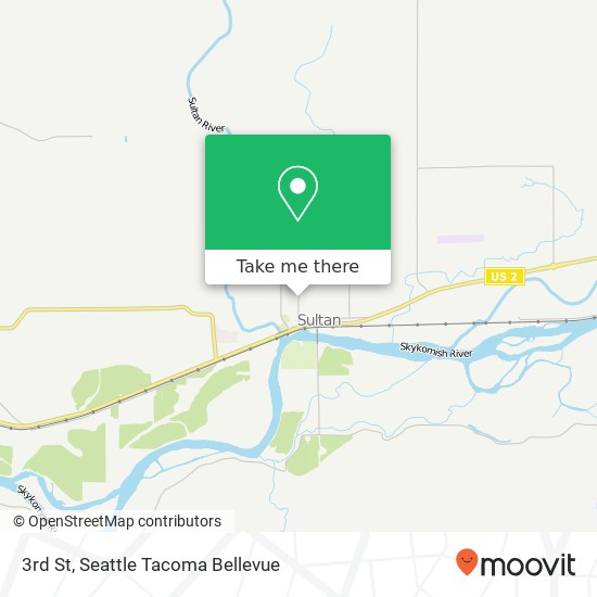 Mapa de 3rd St, Sultan, WA 98294