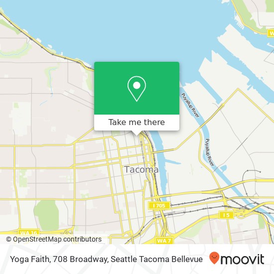 Mapa de Yoga Faith, 708 Broadway