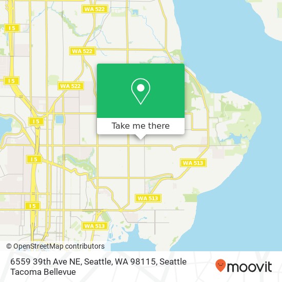 6559 39th Ave NE, Seattle, WA 98115 map