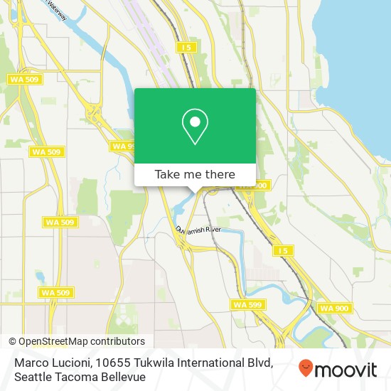 Marco Lucioni, 10655 Tukwila International Blvd map