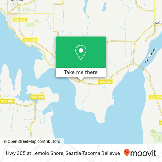 Mapa de Hwy 305 at Lemolo Shore