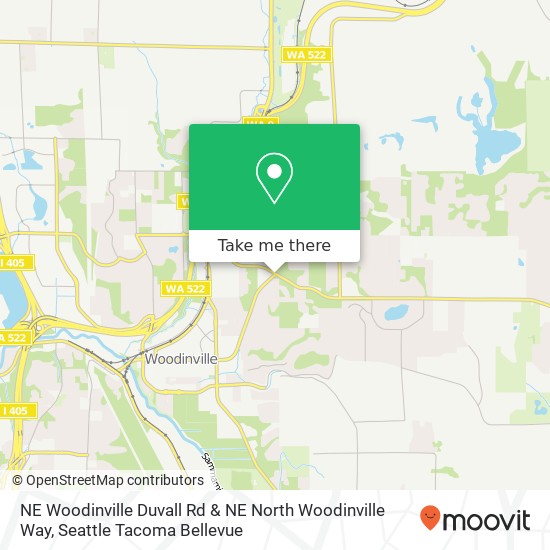NE Woodinville Duvall Rd & NE North Woodinville Way map