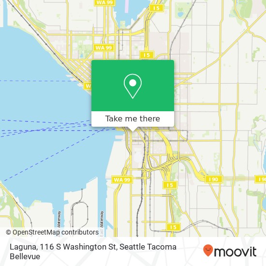 Mapa de Laguna, 116 S Washington St