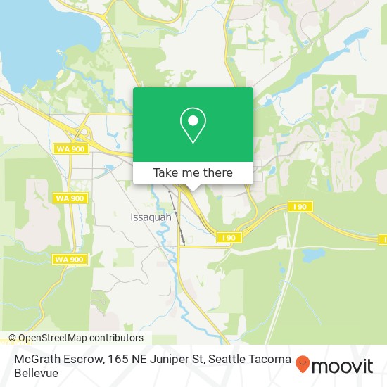 Mapa de McGrath Escrow, 165 NE Juniper St