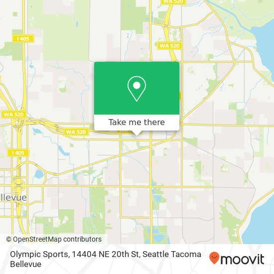 Mapa de Olympic Sports, 14404 NE 20th St