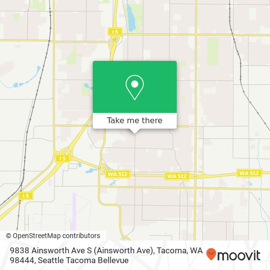 9838 Ainsworth Ave S (Ainsworth Ave), Tacoma, WA 98444 map