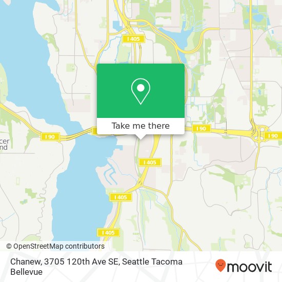 Mapa de Chanew, 3705 120th Ave SE