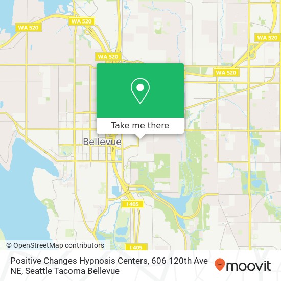 Positive Changes Hypnosis Centers, 606 120th Ave NE map
