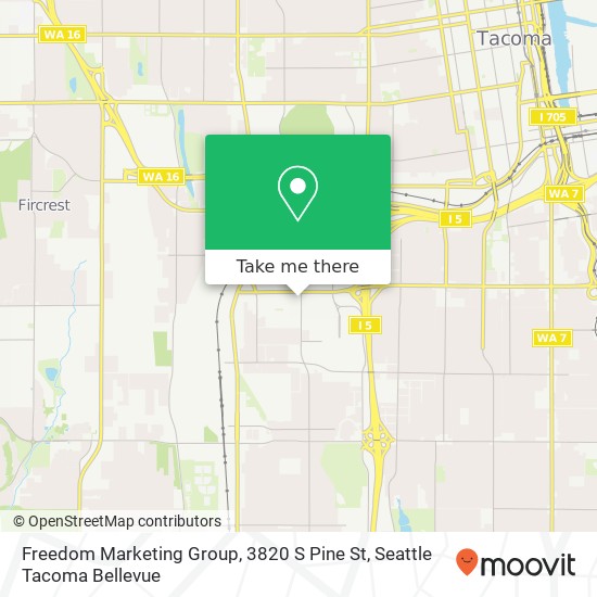 Freedom Marketing Group, 3820 S Pine St map