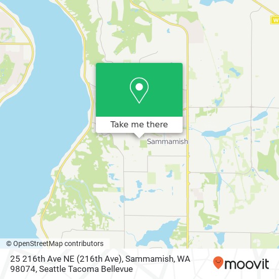 25 216th Ave NE (216th Ave), Sammamish, WA 98074 map