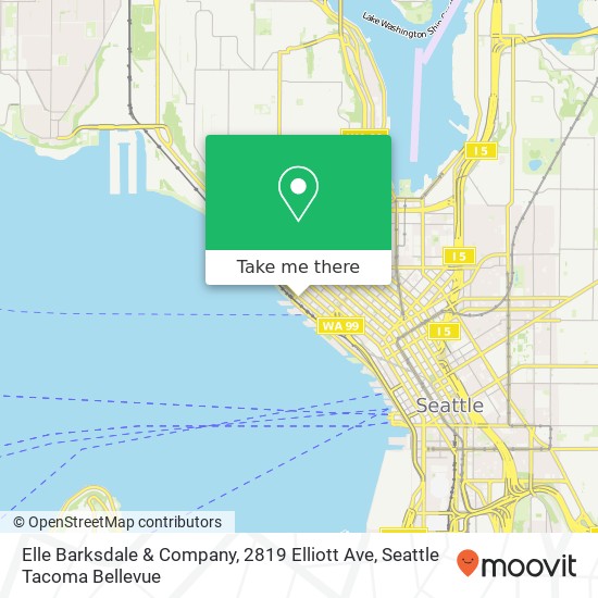 Mapa de Elle Barksdale & Company, 2819 Elliott Ave
