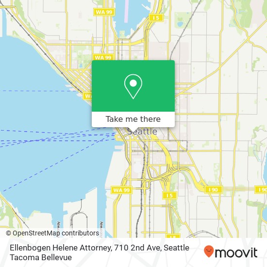 Mapa de Ellenbogen Helene Attorney, 710 2nd Ave