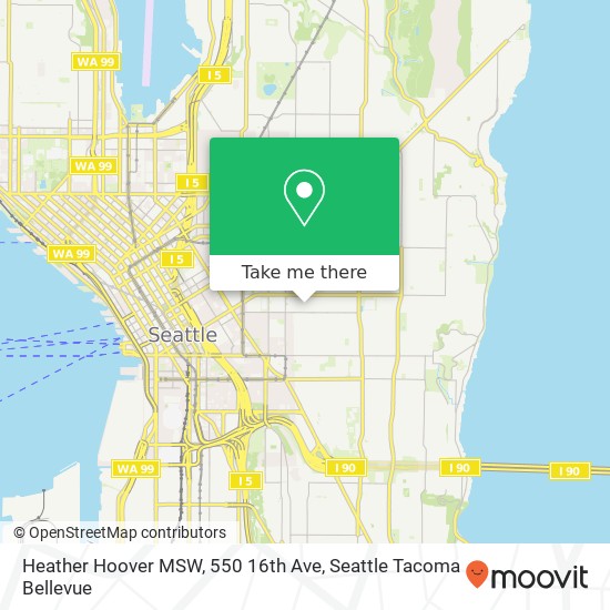Mapa de Heather Hoover MSW, 550 16th Ave