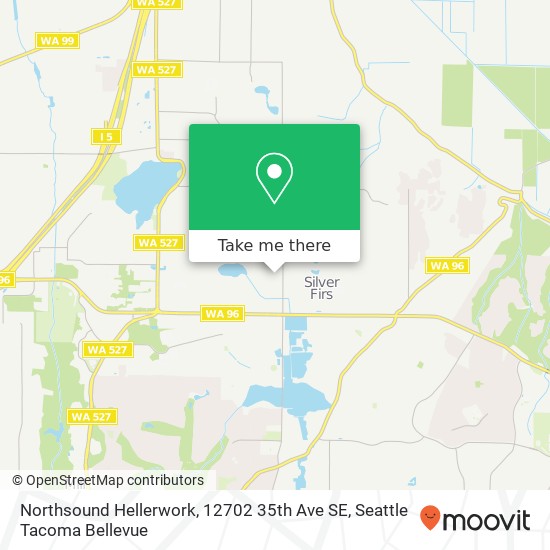 Mapa de Northsound Hellerwork, 12702 35th Ave SE