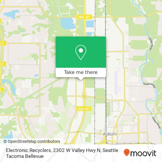 Electronic Recyclers, 2302 W Valley Hwy N map