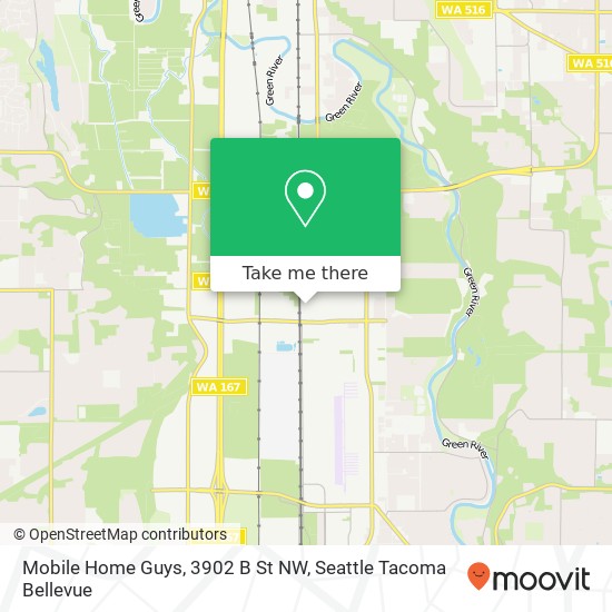 Mapa de Mobile Home Guys, 3902 B St NW