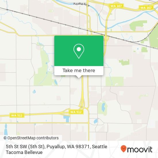 Mapa de 5th St SW (5th St), Puyallup, WA 98371