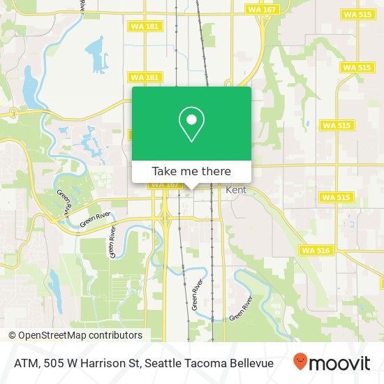 Mapa de ATM, 505 W Harrison St