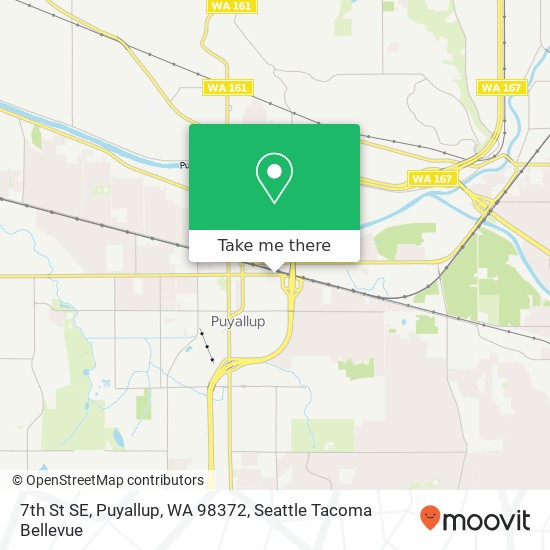 Mapa de 7th St SE, Puyallup, WA 98372