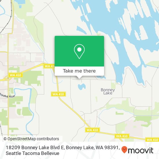 18209 Bonney Lake Blvd E, Bonney Lake, WA 98391 map