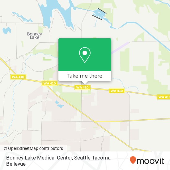 Mapa de Bonney Lake Medical Center, 21509 State Route 410 E