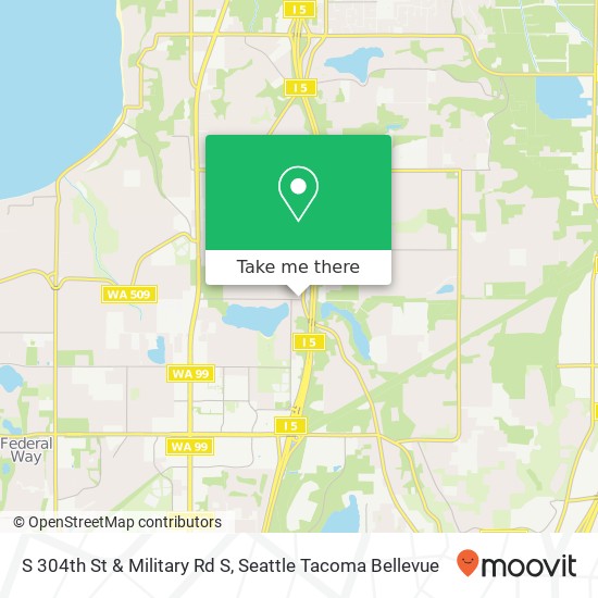 Mapa de S 304th St & Military Rd S