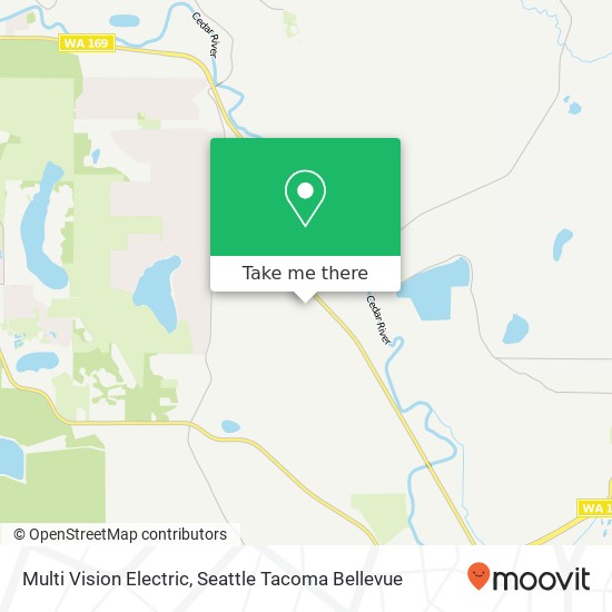 Mapa de Multi Vision Electric, 18467 Renton Maple Valley Rd SE