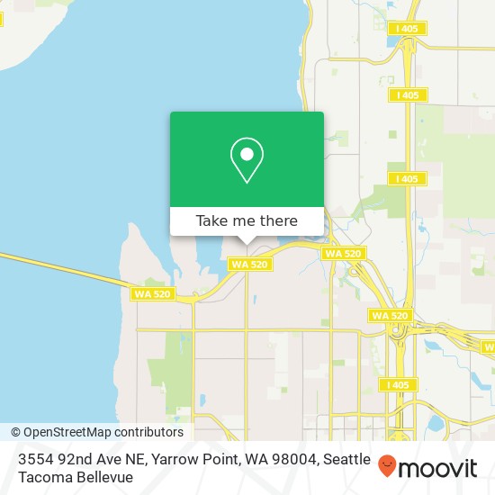 3554 92nd Ave NE, Yarrow Point, WA 98004 map