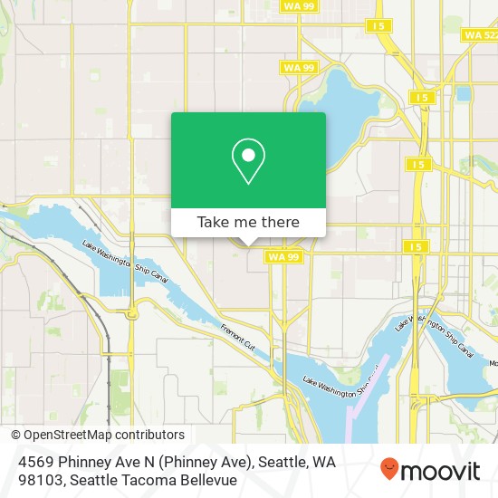 4569 Phinney Ave N (Phinney Ave), Seattle, WA 98103 map