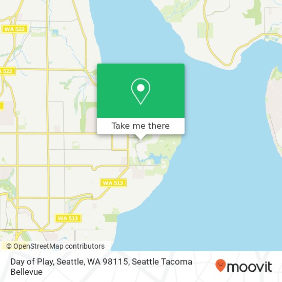 Mapa de Day of Play, Seattle, WA 98115