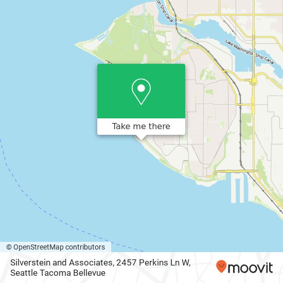 Mapa de Silverstein and Associates, 2457 Perkins Ln W