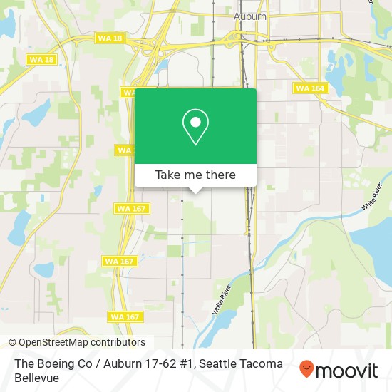 Mapa de The Boeing Co / Auburn 17-62 #1