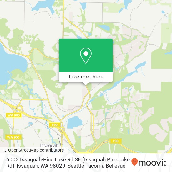 Mapa de 5003 Issaquah-Pine Lake Rd SE (Issaquah Pine Lake Rd), Issaquah, WA 98029