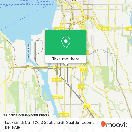 Locksmith Cal, 126 S Spokane St map