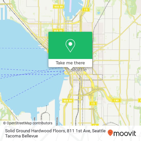 Mapa de Solid Ground Hardwood Floors, 811 1st Ave