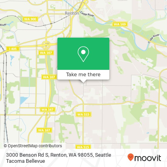 3000 Benson Rd S, Renton, WA 98055 map