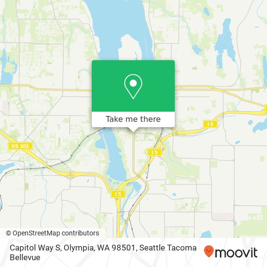 Capitol Way S, Olympia, WA 98501 map