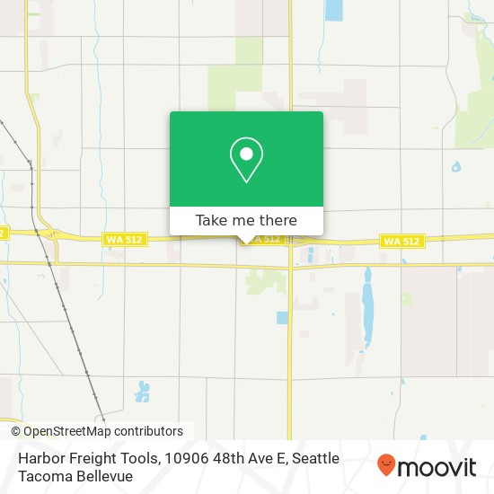 Harbor Freight Tools, 10906 48th Ave E map