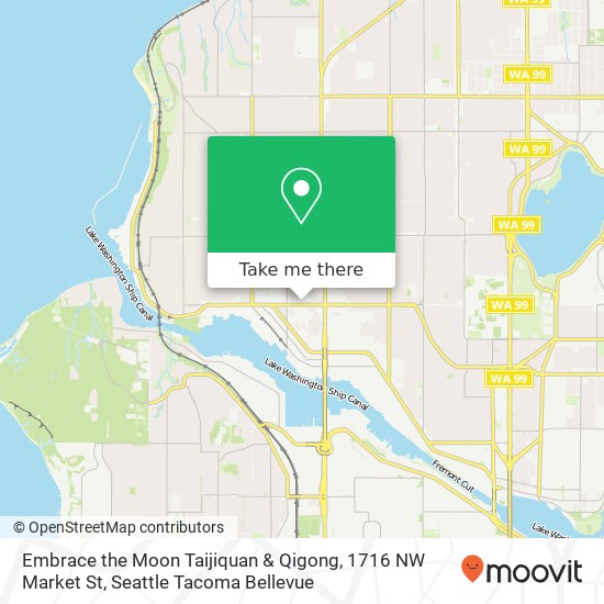 Mapa de Embrace the Moon Taijiquan & Qigong, 1716 NW Market St