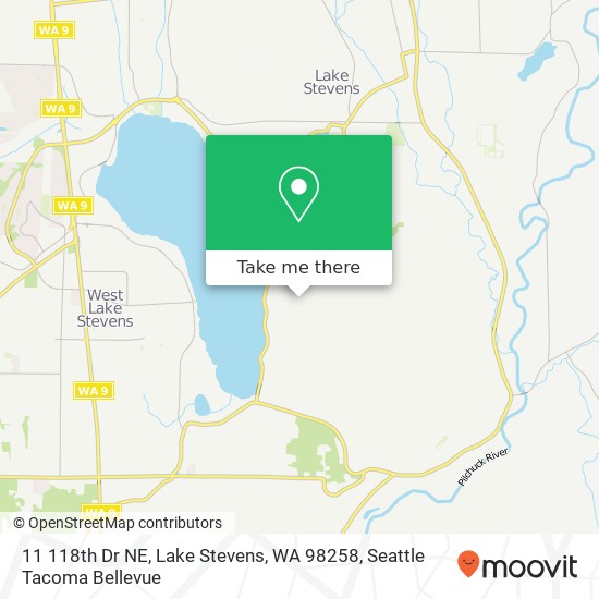 Mapa de 11 118th Dr NE, Lake Stevens, WA 98258