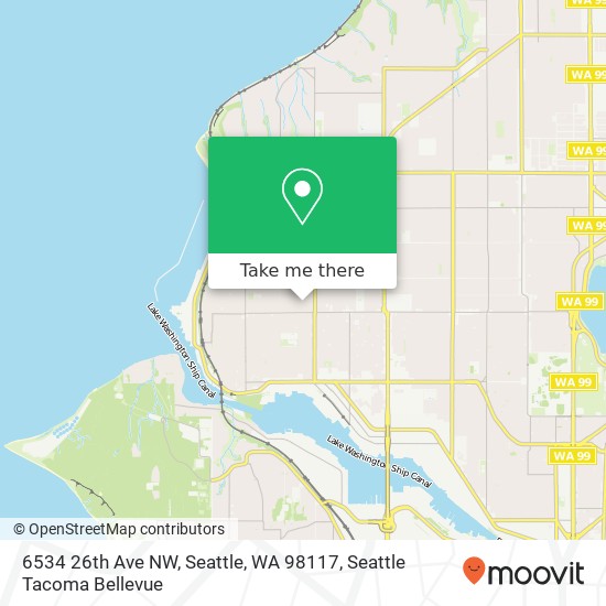 6534 26th Ave NW, Seattle, WA 98117 map