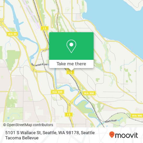 5101 S Wallace St, Seattle, WA 98178 map