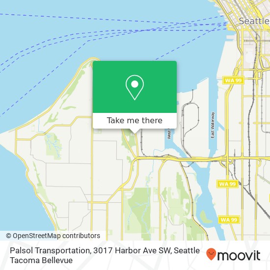 Palsol Transportation, 3017 Harbor Ave SW map