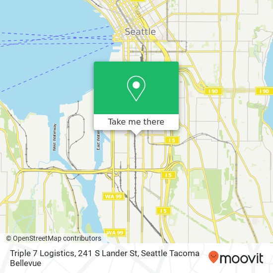 Mapa de Triple 7 Logistics, 241 S Lander St