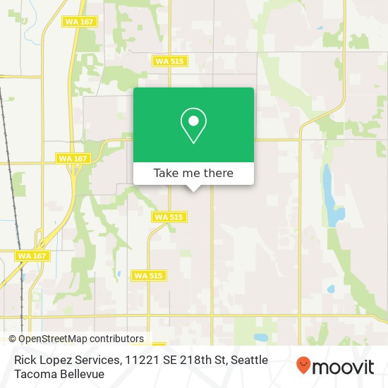 Rick Lopez Services, 11221 SE 218th St map