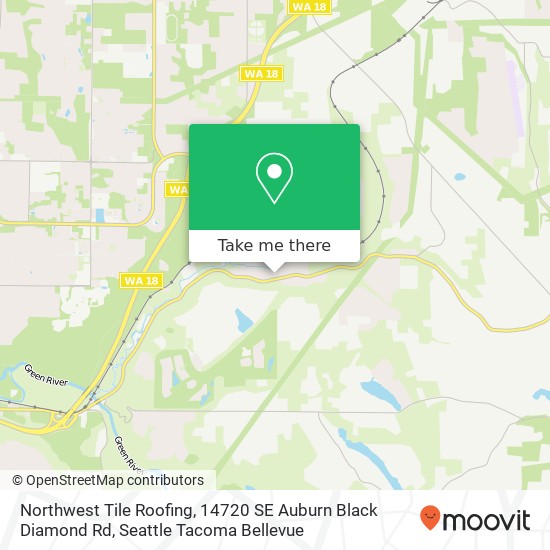 Northwest Tile Roofing, 14720 SE Auburn Black Diamond Rd map