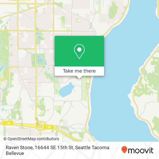 Mapa de Raven Stone, 16644 SE 15th St