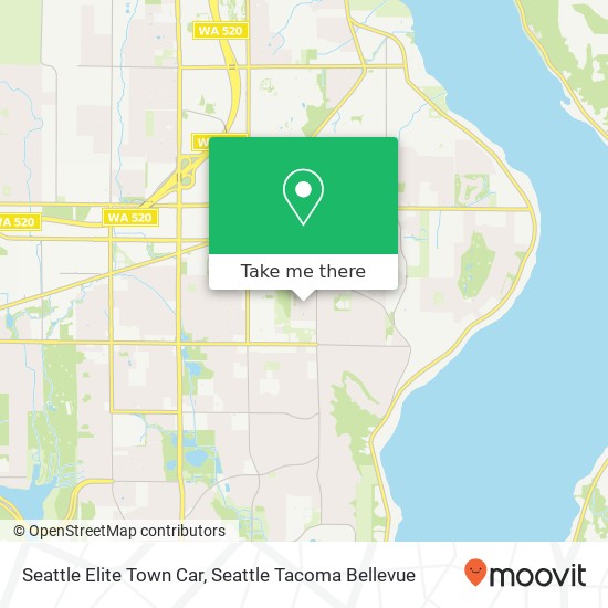 Seattle Elite Town Car map